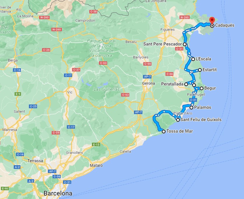Viajar a la Costa Brava en autocaravana