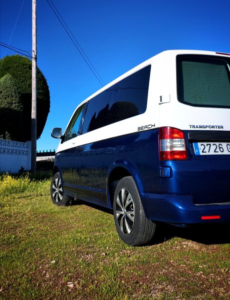 En venta Volkswagen Transporter t5  Blanco 2010 Toledo foto 3
