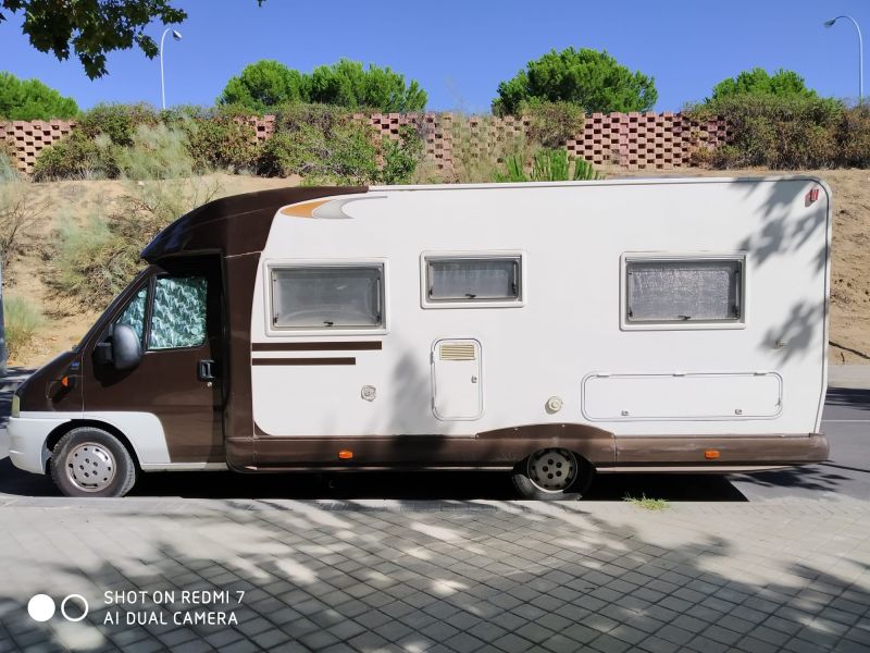 En venta Fiat fiat ducato s54 2.8 128cv (ampliado a 150cv) Blanco 2005 Madrid foto 2