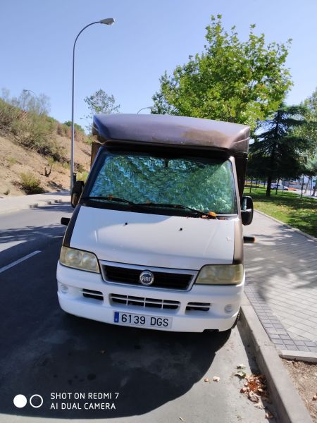 En venta Fiat fiat ducato s54 2.8 128cv (ampliado a 150cv) Blanco 2005 Madrid foto 5