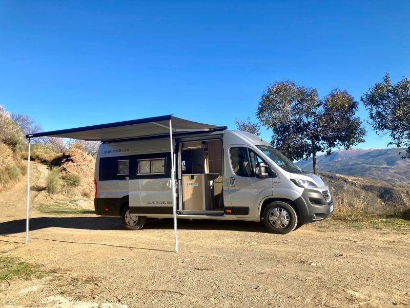 En venta Fiat ducado team travel bunkervan Gris 2021 Granada foto 6