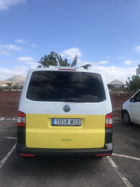 En venta Volkswagen Transporter T5 Amarillo 2012 Las Palmas foto 5