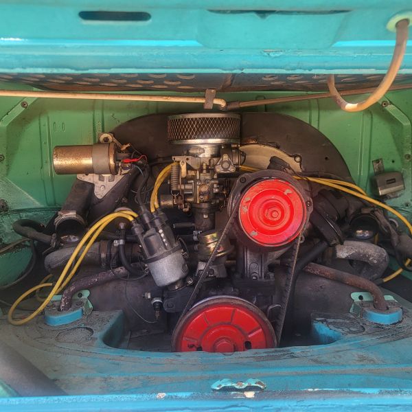 En venta Westfalia T2 bay window 1976 1600 Azul 1976 Alicante foto 14