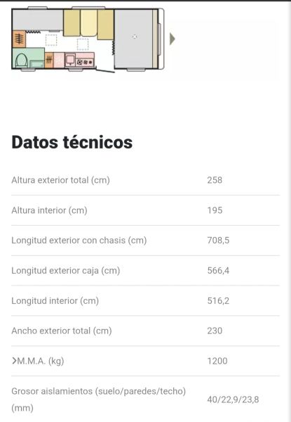 En venta Adria Aviva 522pt Blanco 2019 Valencia foto 7