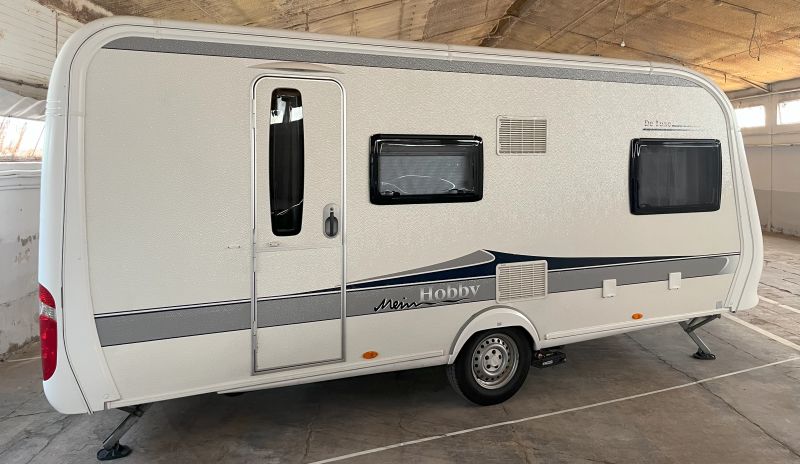 En venta Hobby 490 KMF Luxe Blanco 2014 Madrid foto 5
