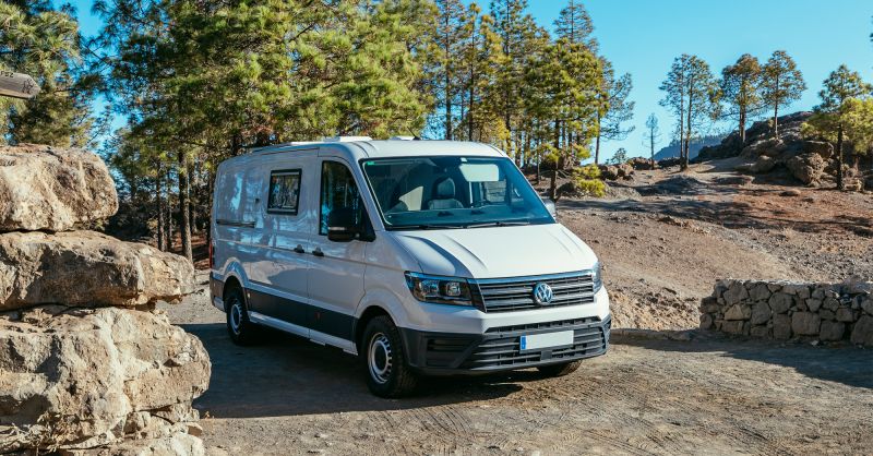 En venta Volkswagen Crafter Blanco 2018 Las Palmas foto 1