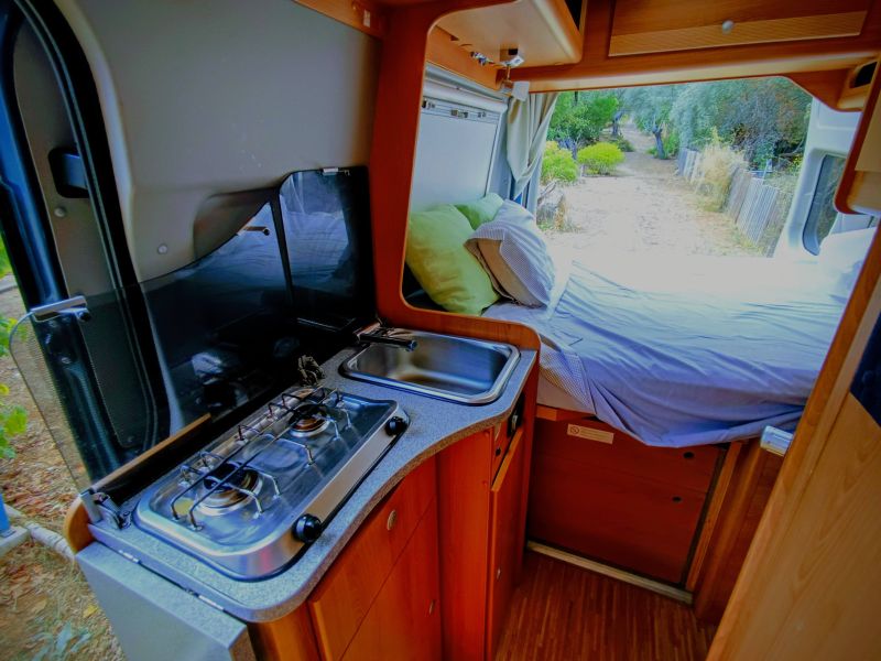 En venta Ford Transit (Dethleffs Pössl) Azul 2007 Córdoba foto 7