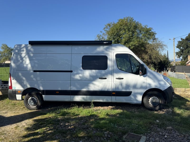En venta Opel movano 2.3 130cv Blanco 2015 Asturias foto 4