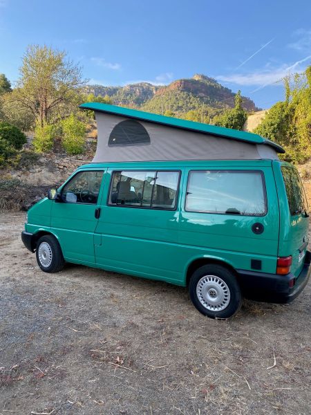 En venta Volkswagen California 2.5 TDI Verde 2000 Barcelona foto 3