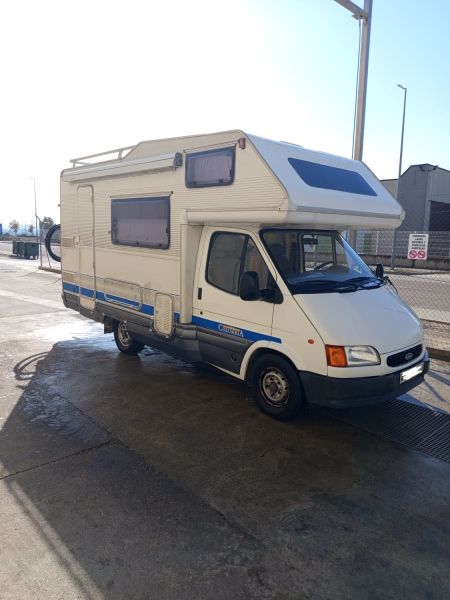 En venta Ford Transit Blanco 1995 Zaragoza foto 2