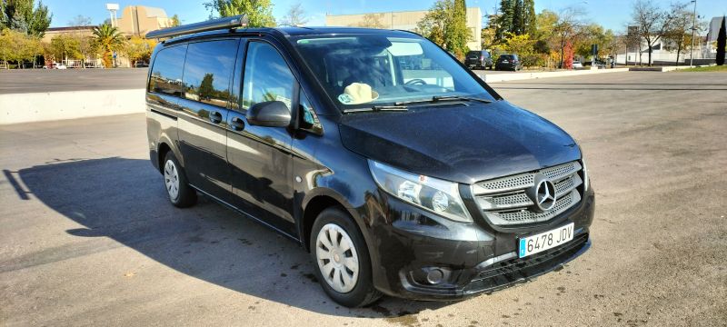 En venta Mercedes-Benz Vito Tourer 114 CDI Negro 2015 Madrid foto 1