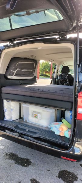 En venta Mercedes-Benz Vito Tourer 114 CDI Negro 2015 Madrid foto 12