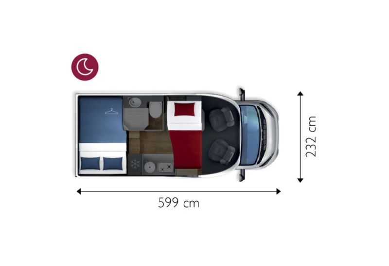 En venta Giotti LineGlobecar SIENA 322 Blanco 2025 Zamora foto 9