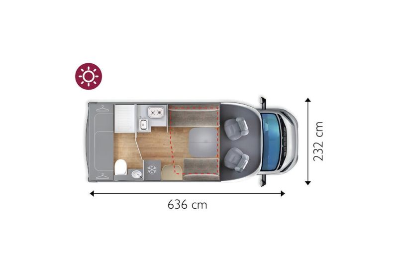 En venta Giotti LineGlobecar SIENA 350 Blanco 2025 Zamora foto 7