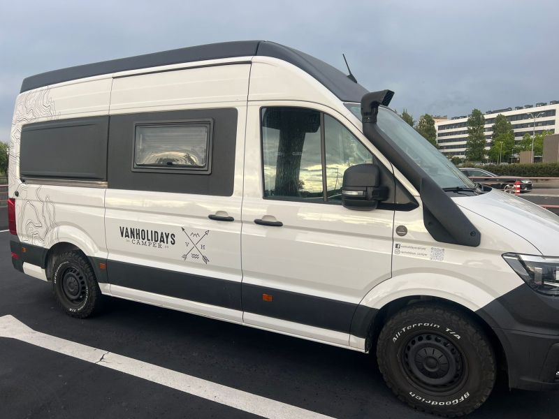 En venta Volkswagen crafter Blanco 2021 Madrid foto 2