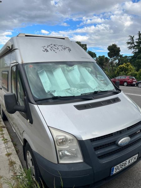 En venta Ford Transit Big Nugget - Westfalia Gris 2007 Madrid foto 2