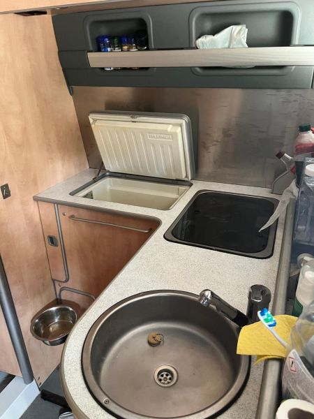 En venta Ford Transit Big Nugget - Westfalia Gris 2007 Madrid foto 10