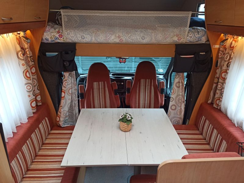 En venta Eura Mobil Ford Transit Blanco 2006 Madrid foto 4