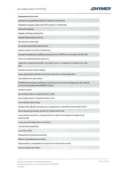 En venta Hymer / Eriba / Hymercar HYMER ML-T570 CROSSOVER Gris 2025 Málaga foto 23