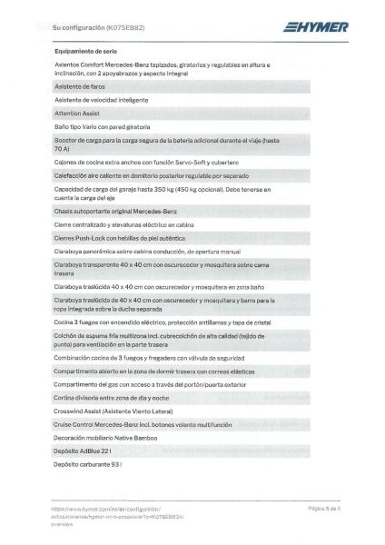 En venta Hymer / Eriba / Hymercar HYMER ML-T570 CROSSOVER Gris 2025 Málaga foto 24