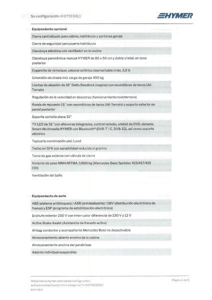 En venta Hymer / Eriba / Hymercar HYMER ML-T570 CROSSOVER Gris 2025 Málaga foto 25