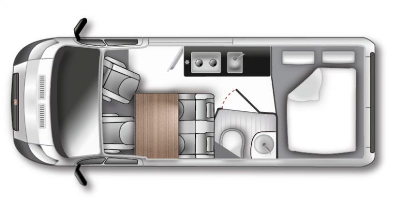 En venta Westfalia Columbus 540 Blanco 2021 Alicante foto 1