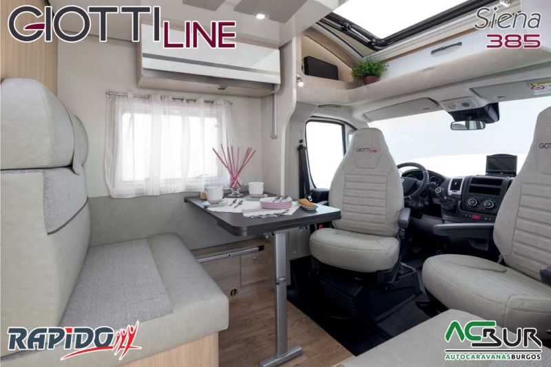 En venta Giotti LineGlobecar Siena 385 Blanco 2024 Burgos foto 3