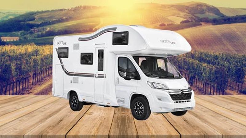 En venta Giotti LineGlobecar Siena 422 2021 Blanco Blanco 2022 Burgos foto 1